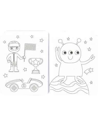 Libro para Colorear El Espacio