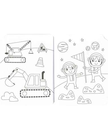 Libro para Colorear El Espacio