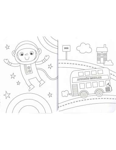 Libro para Colorear El Espacio