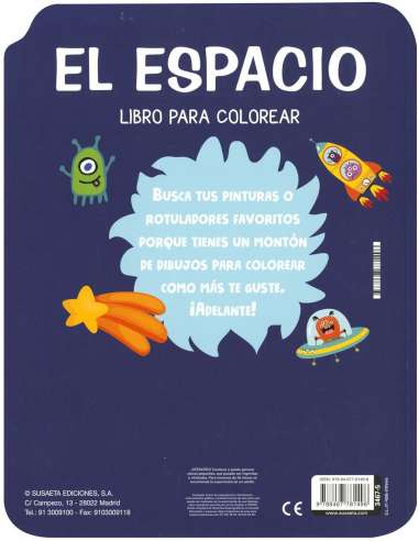 Libro para Colorear El Espacio