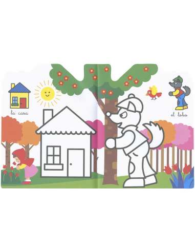 Libro Casita Color Caperucita Roja