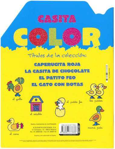 Libro Casita Color El Patito Feo