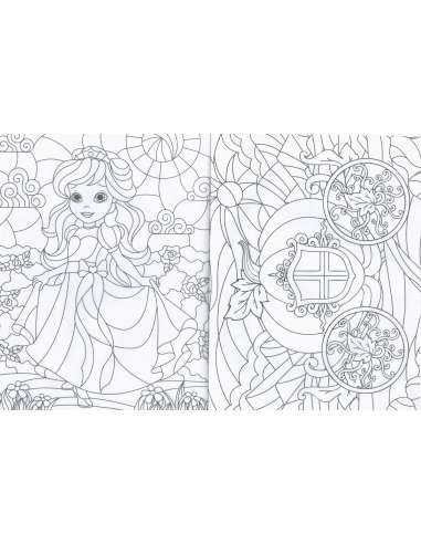 Pinta Tus Vidrieras de Princesas