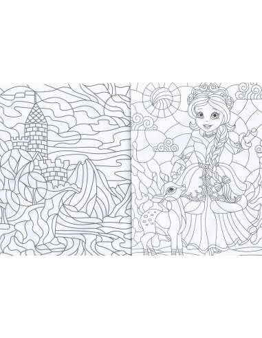 Pinta Tus Vidrieras de Princesas