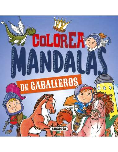Libro Colorea Mandalas de Caballeros