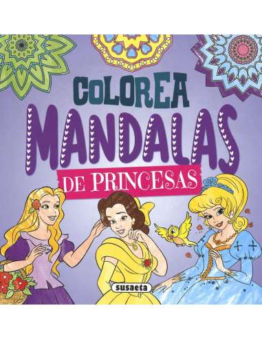 Libro Colorea Mandalas de Princesas