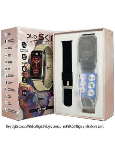 Reloj de Pulsera Digital 3ATM Piel Negra