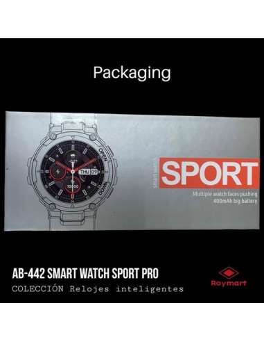 Reloj Smart Watch Sport Pro Negro