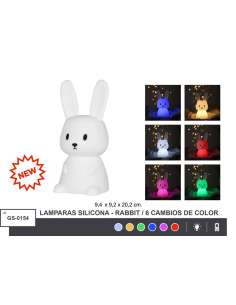 Lampara Silicona Conejo  2