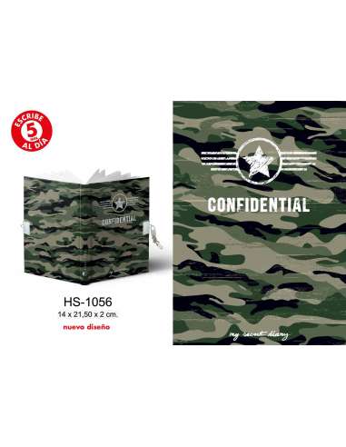 Diario A5 Camuflaje 