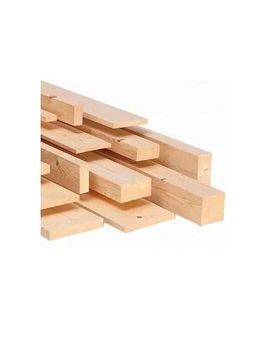 Listón Rectangular Pino 2X7mm 1metro