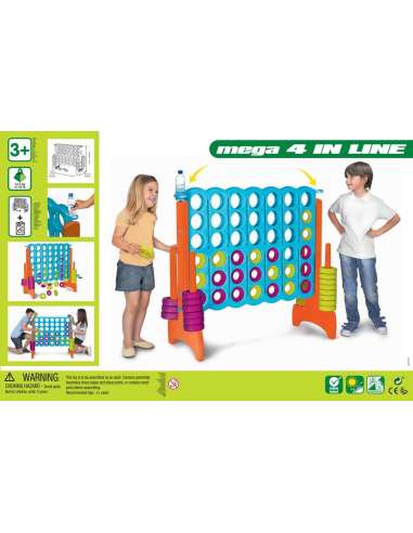 Mega 4 En Raya para exterior