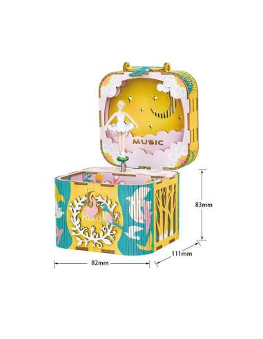 Maqueta Caja De Musica Bailarina