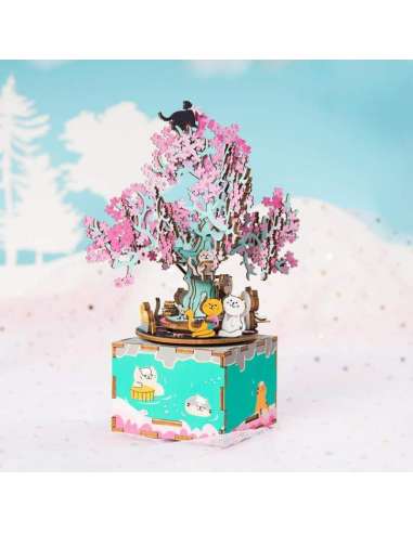 Maqueta Caja De Musica Cerezo 