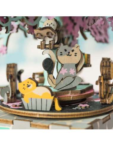 Maqueta Caja De Musica Cerezo 