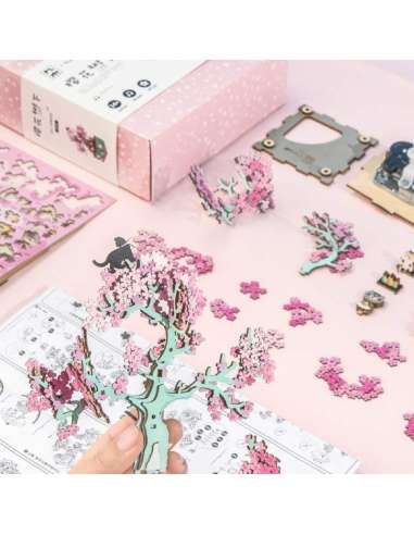 Maqueta Caja De Musica Cerezo 