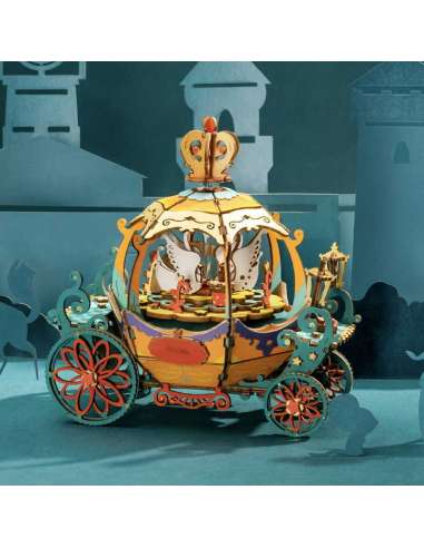 Maqueta Caja De Música Carroza De Calaba