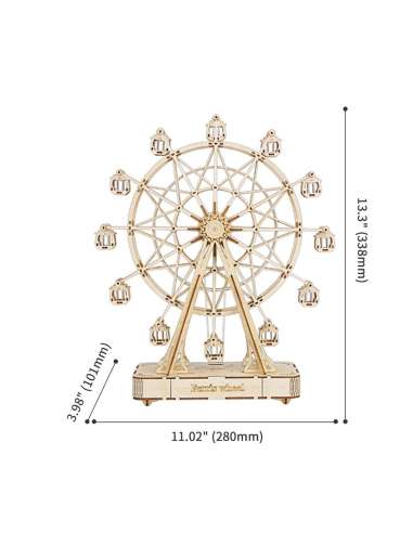 Maqueta Caja De Musica Noria 