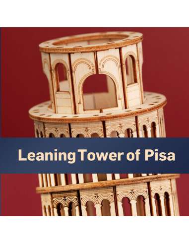 Maqueta Kit Madera Torre De Pisa