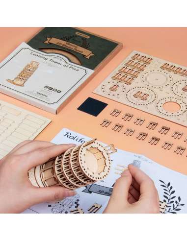 Maqueta Kit Madera Torre De Pisa