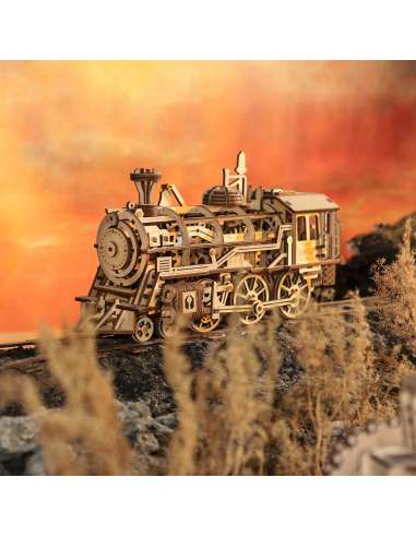 Maqueta Locomotora De Vapor 3D