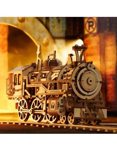 Maqueta Locomotora De Vapor 3D