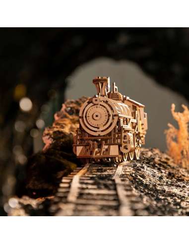 Maqueta Locomotora De Vapor 3D