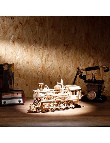 Maqueta Locomotora De Vapor 3D