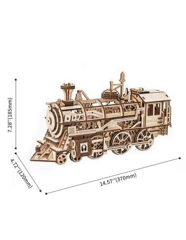 Maqueta Locomotora De Vapor 3D