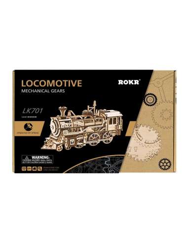 Maqueta Locomotora De Vapor 3D