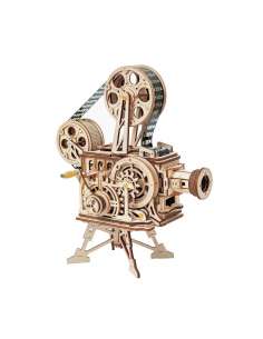 Maqueta Proyector Vintage 3D 2