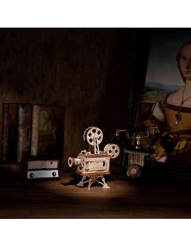 Maqueta Proyector Vintage 3D