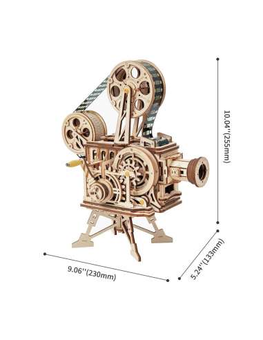 Maqueta Proyector Vintage 3D