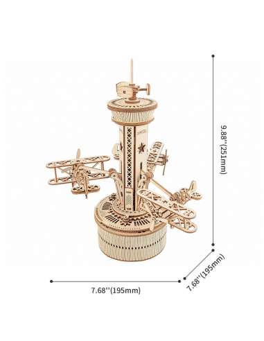 Maqueta Caja De Musica Torre Control Avi