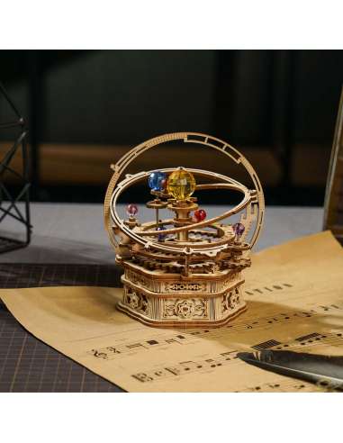 Maqueta Caja De Musica Planetario