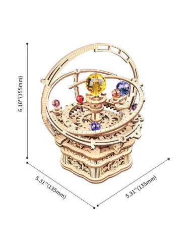 Maqueta Caja De Musica Planetario