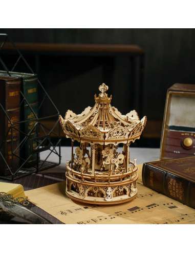 Maqueta Caja De Musica Carrusel Romantic
