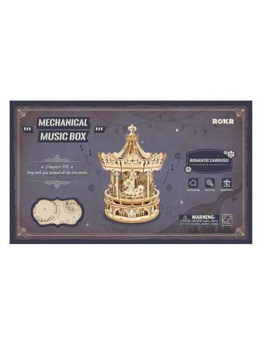 Maqueta Caja De Musica Carrusel Romantic