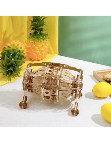 Maqueta Calendario Con Reloj 3D