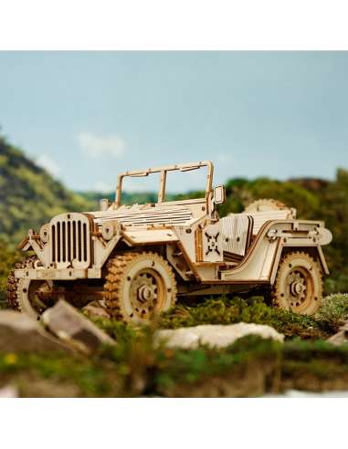 Maqueta Jeep Ejercito 