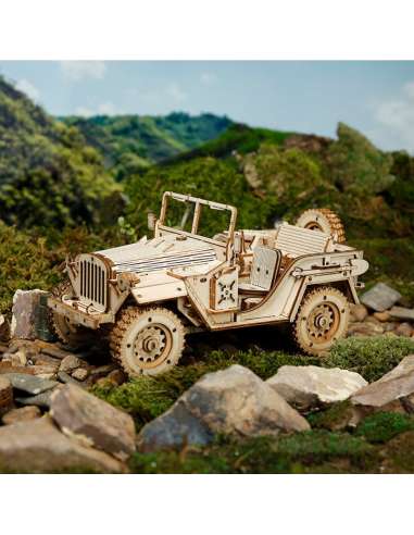 Maqueta Jeep Ejercito 