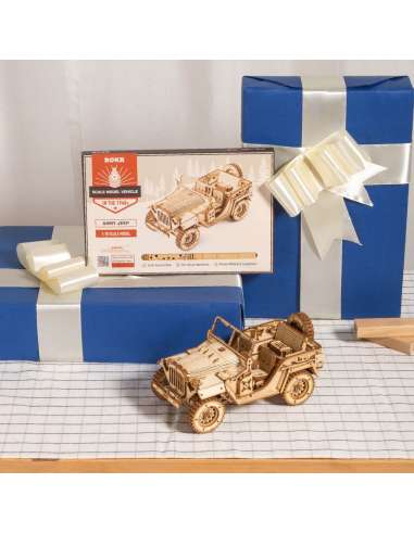Maqueta Jeep Ejercito 