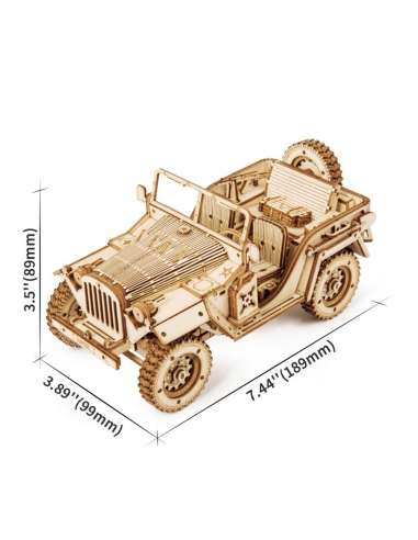 Maqueta Jeep Ejercito 