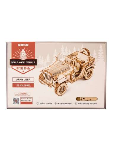 Maqueta Jeep Ejercito 
