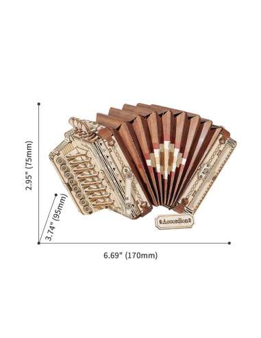 Maqueta Acordeón 3D