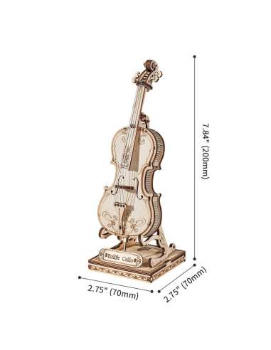 Maqueta Violonchelo 3D