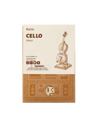 Maqueta Violonchelo 3D
