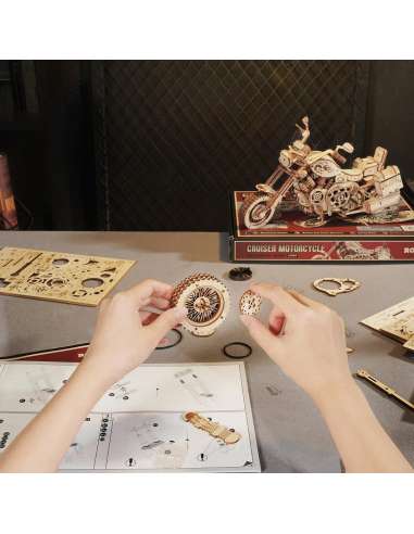 Maqueta Motocicleta Custom 