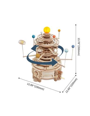 Maqueta Sistema Solar Giratoria