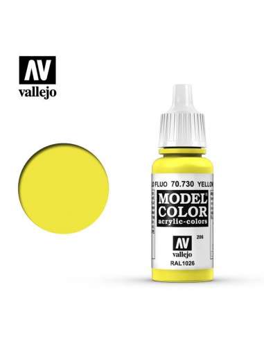 Model Color Amarillo Fluo 17ml (206)